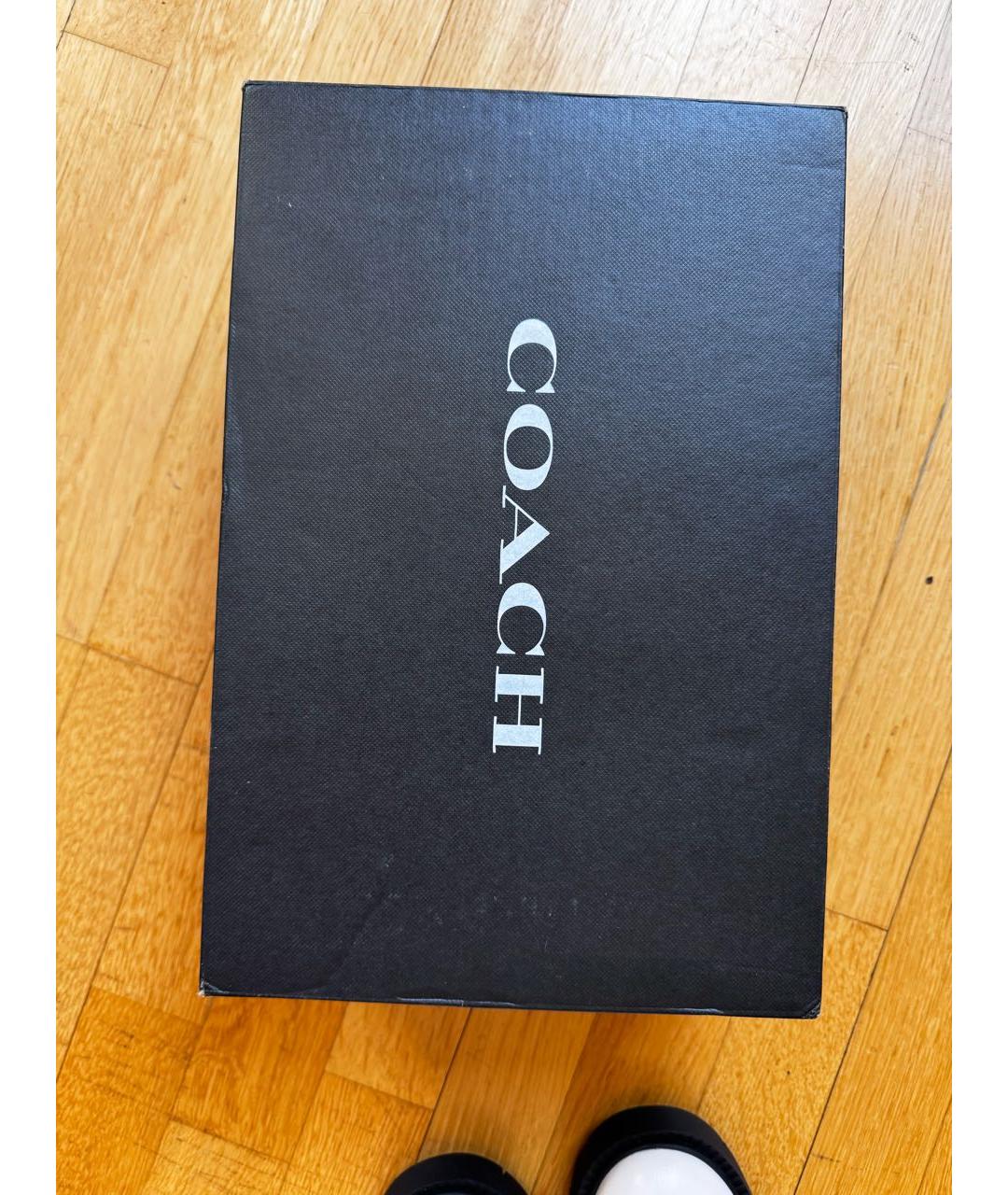 COACH Белые кожаные лоферы, фото 6