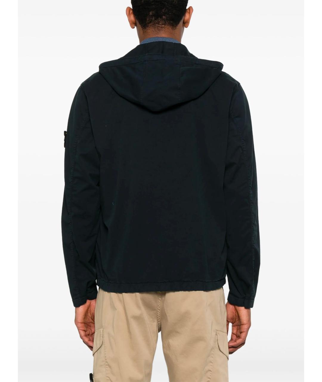 STONE ISLAND Темно-синяя куртка, фото 4