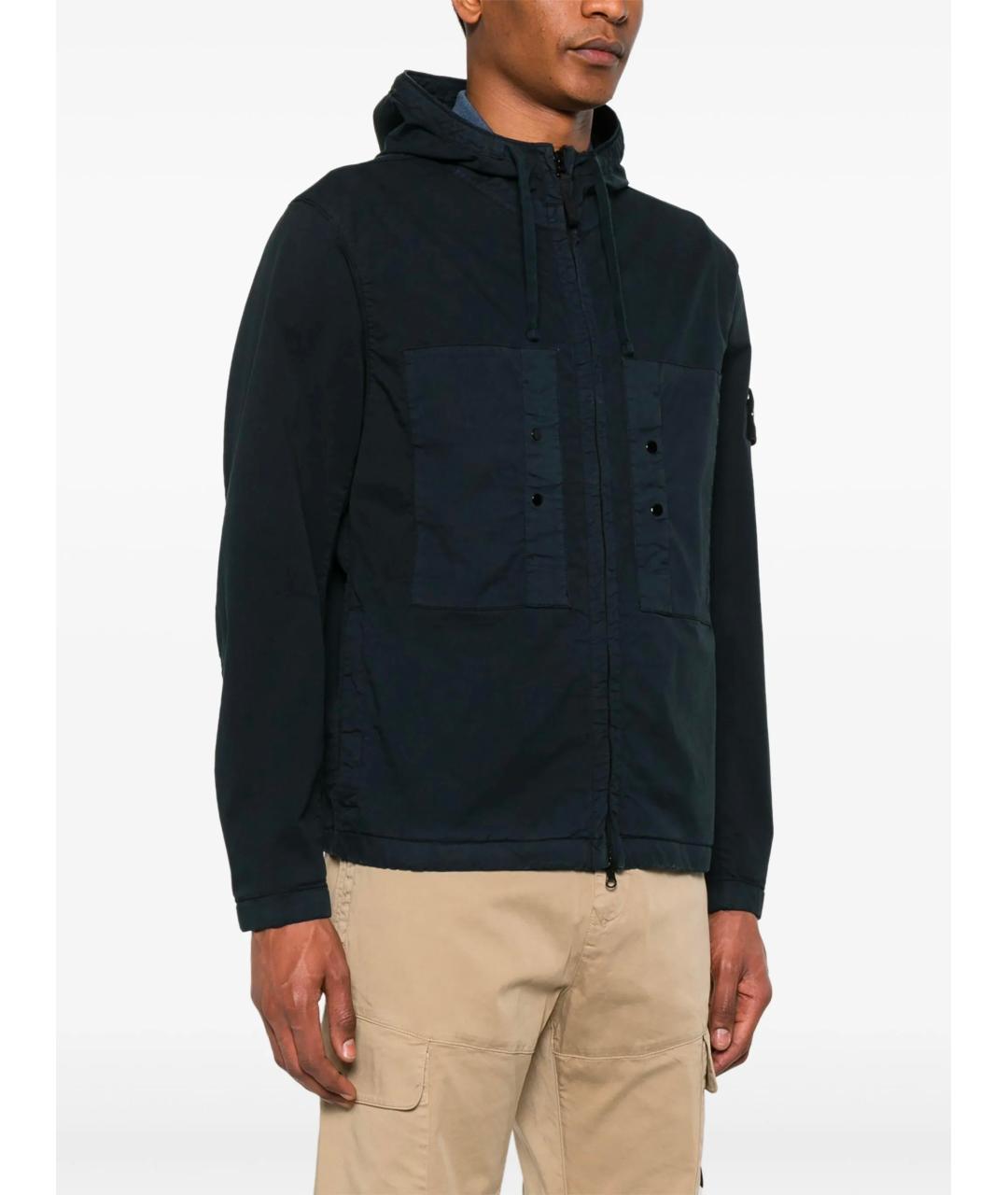 STONE ISLAND Темно-синяя куртка, фото 3