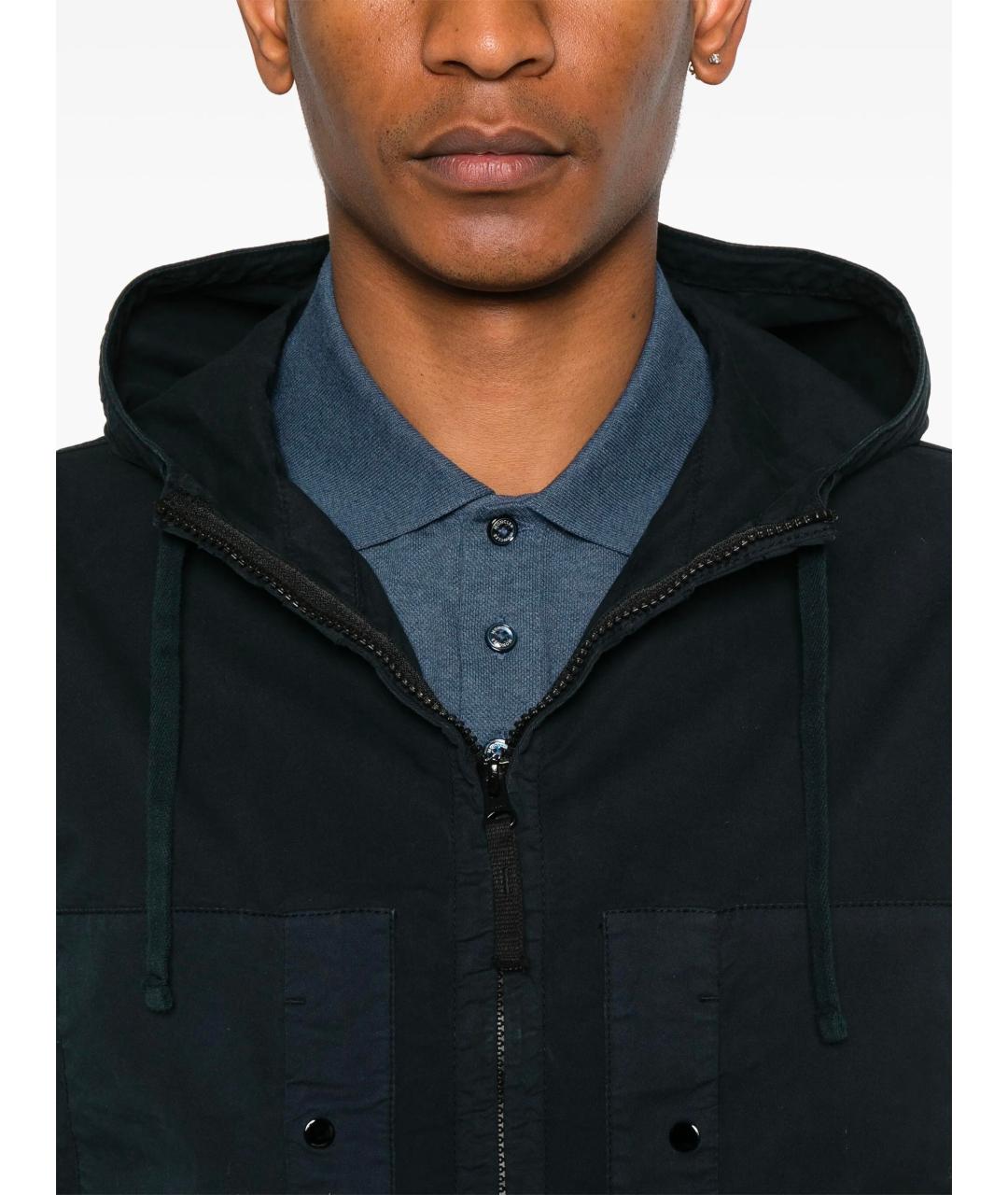 STONE ISLAND Темно-синяя куртка, фото 5