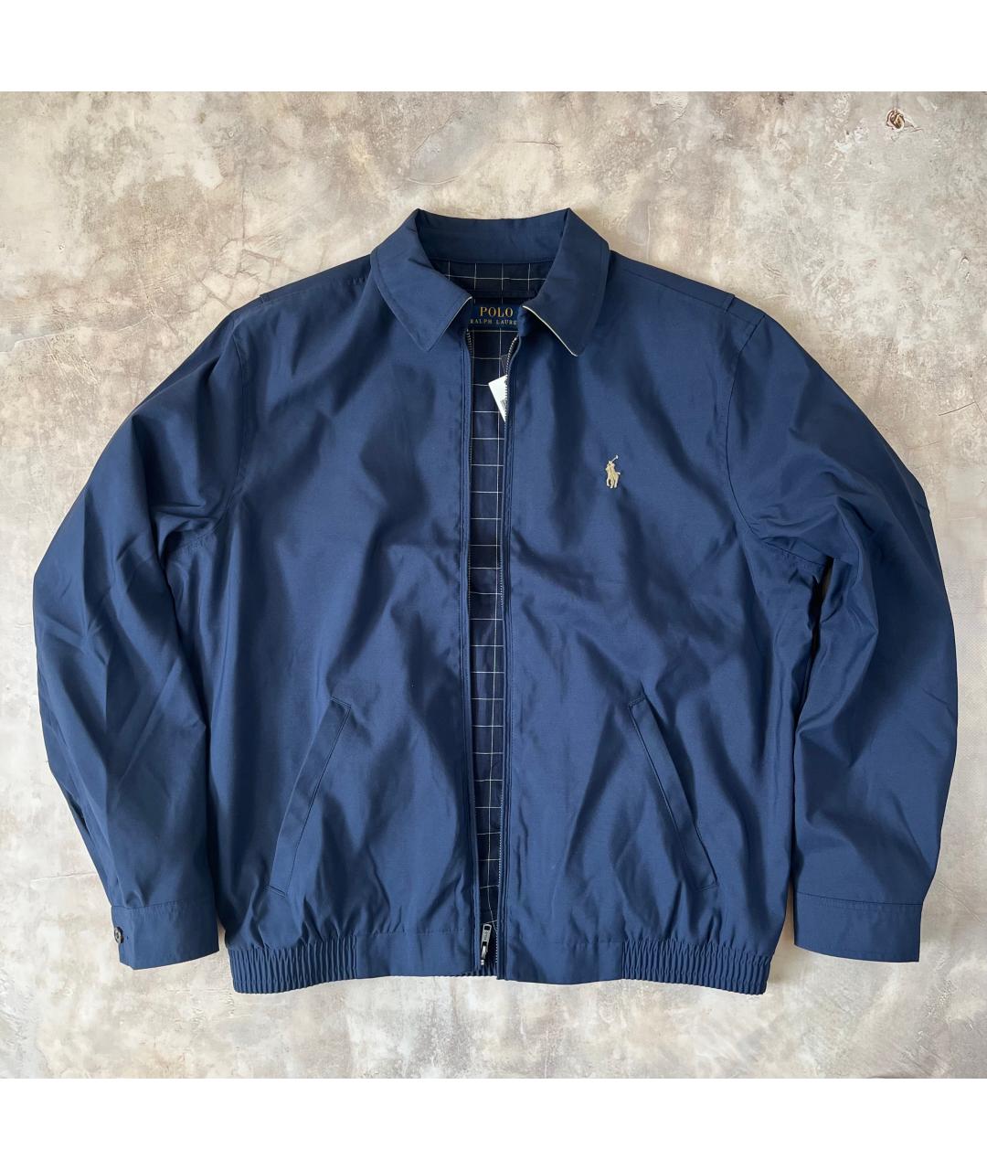 POLO RALPH LAUREN Темно-синяя полиэстеровая куртка, фото 5