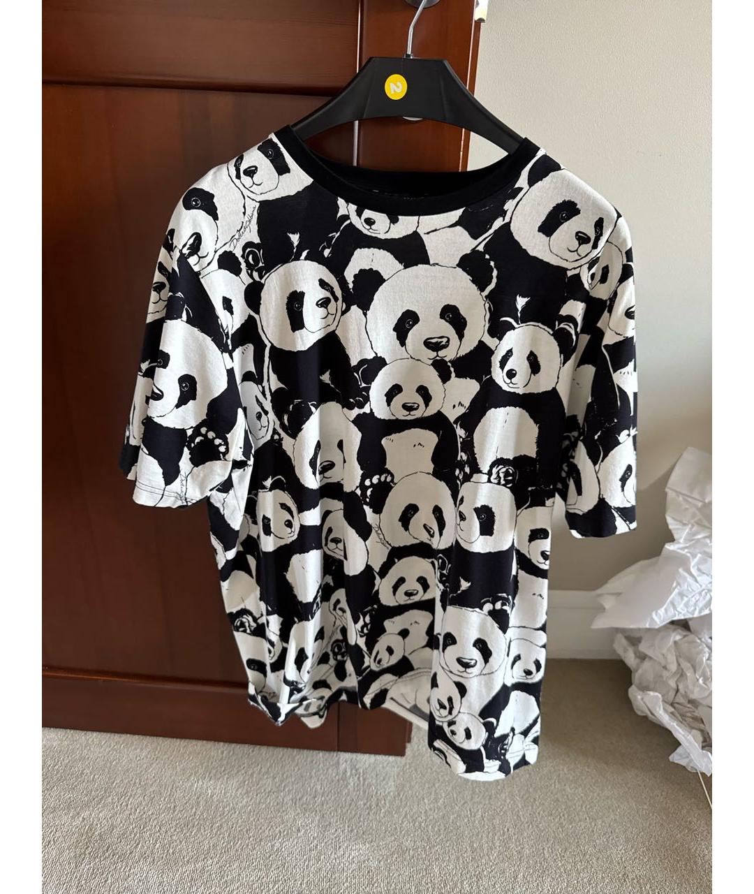 DOLCE&GABBANA Белая хлопковая футболка, фото 5