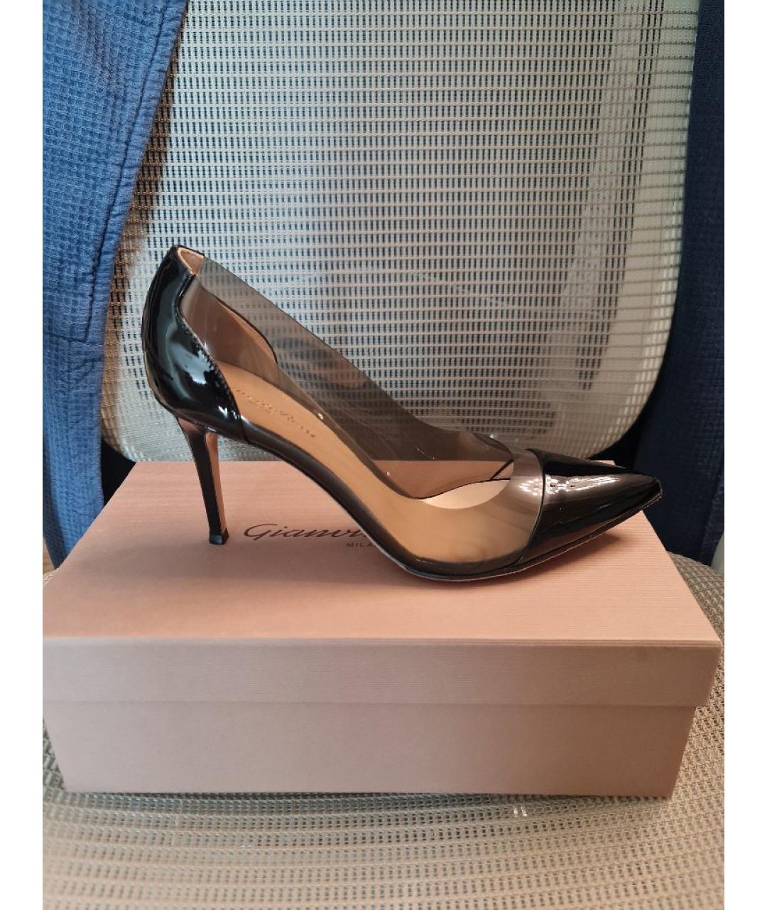 GIANVITO ROSSI Черные резиновые туфли, фото 5