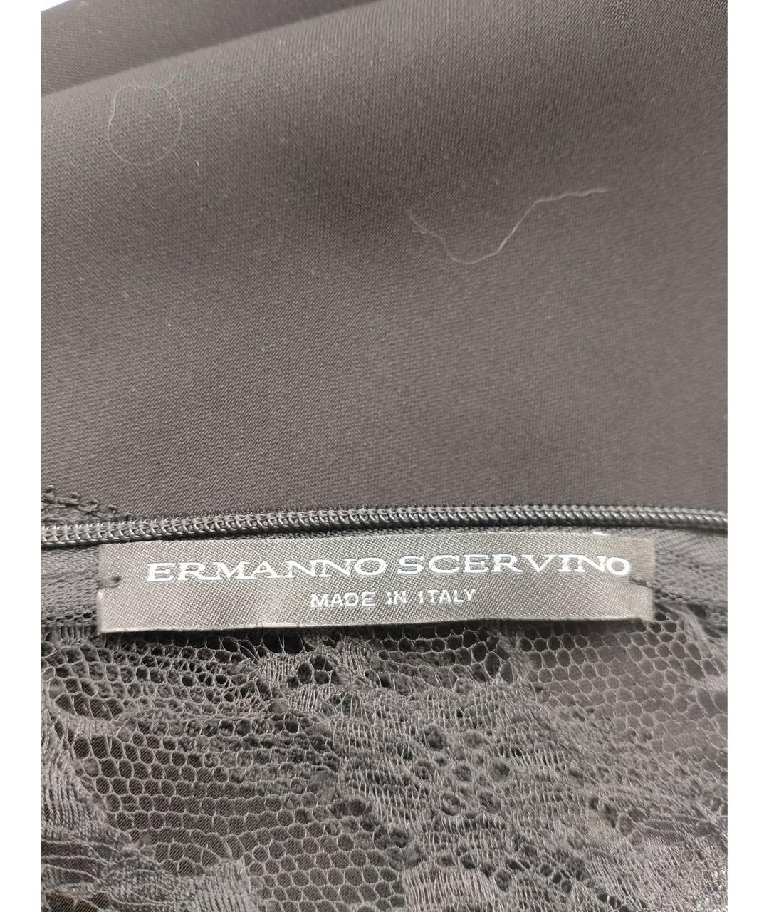 ERMANNO SCERVINO Черная полиэстеровая блузы, фото 5