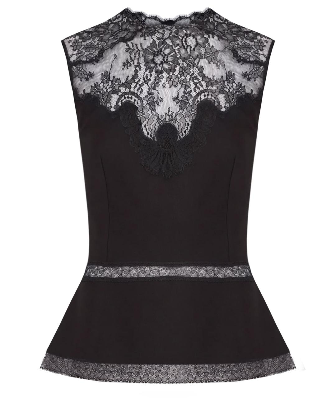 ERMANNO SCERVINO Черная полиэстеровая блузы, фото 1