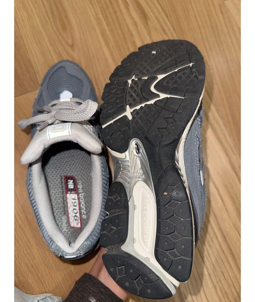 NEW BALANCE Антрацитовые текстильные кроссовки, фото 6