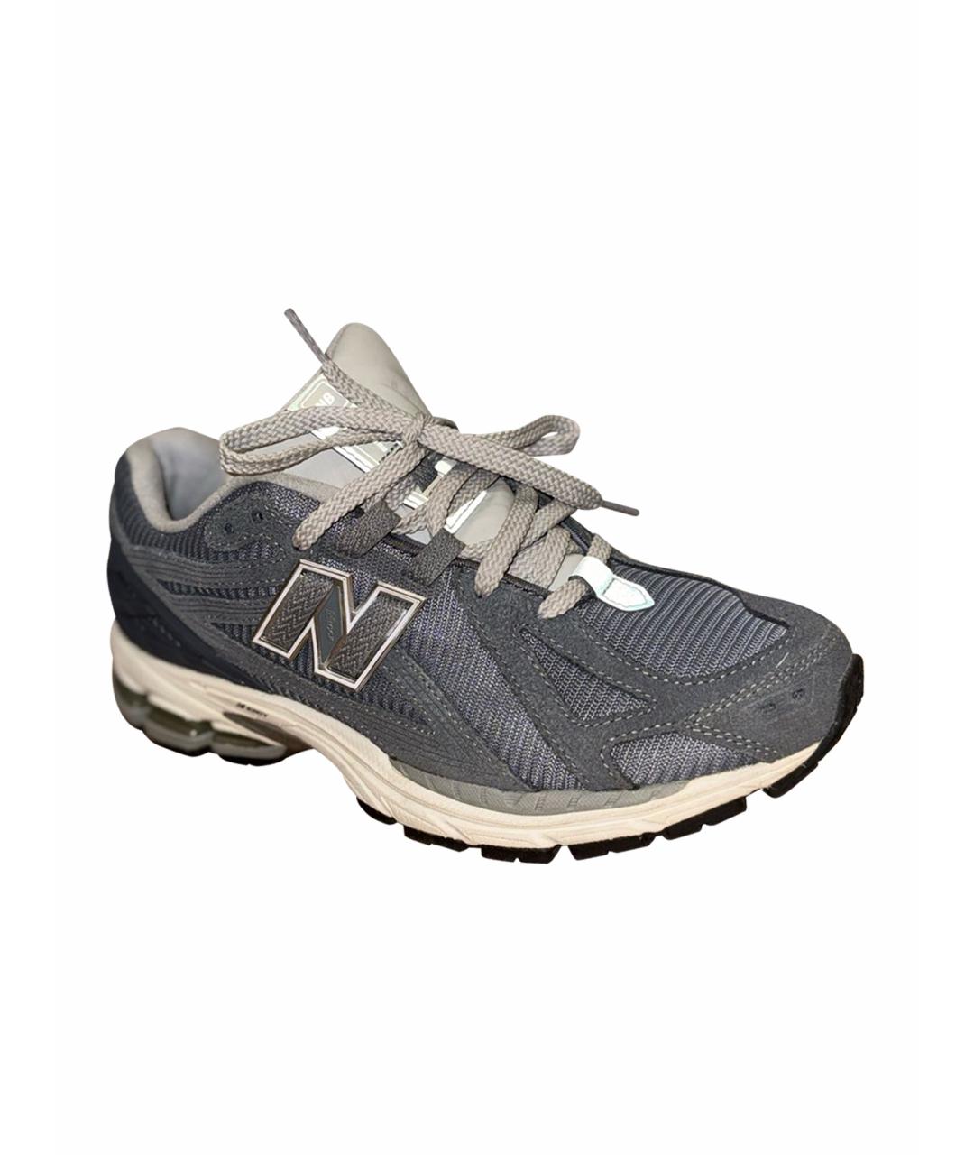 NEW BALANCE Антрацитовые текстильные кроссовки, фото 1