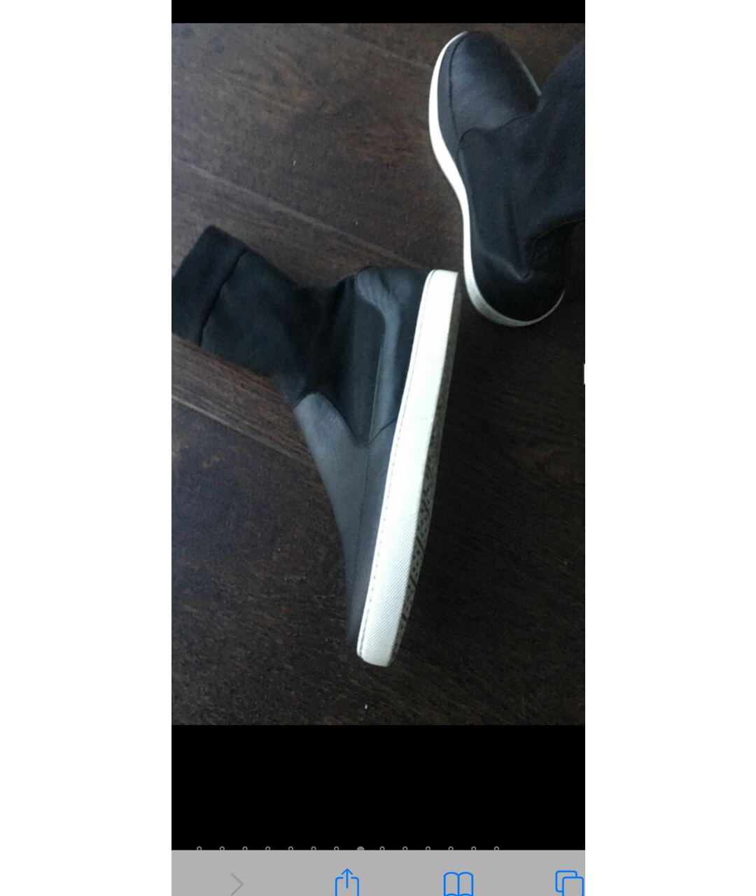 JIL SANDER NAVY Черные кожаные ботинки, фото 4