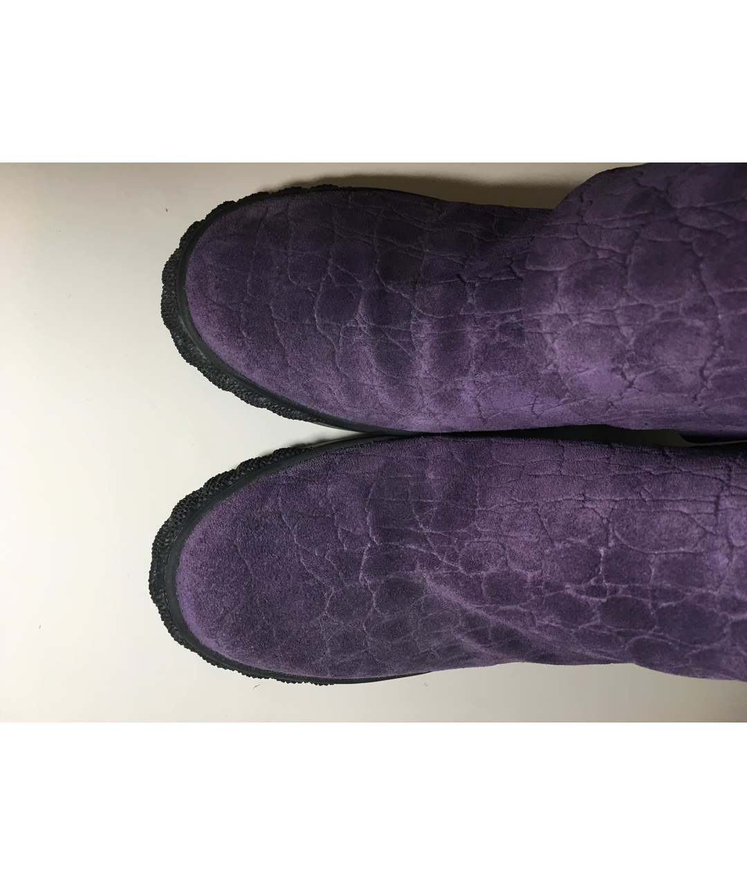 CASADEI Фиолетовые замшевые сапоги, фото 3