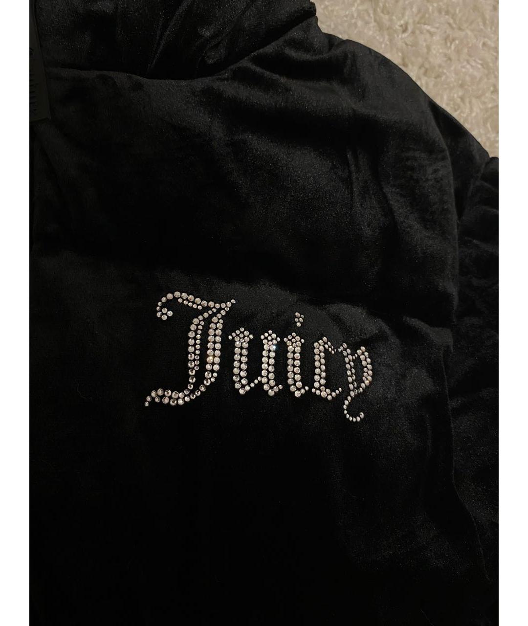 JUICY COUTURE Черная велюровая куртка, фото 3