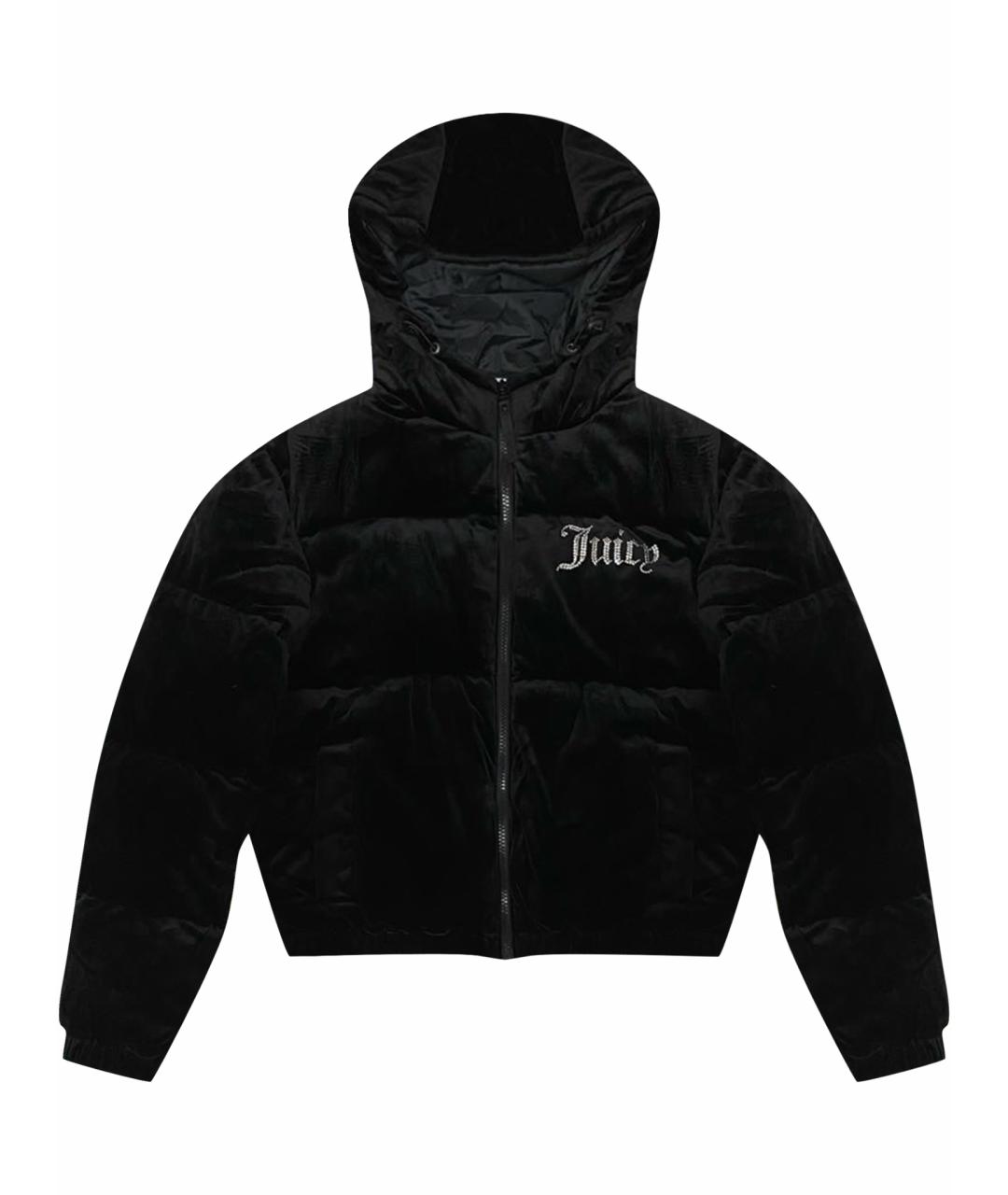 JUICY COUTURE Черная велюровая куртка, фото 1