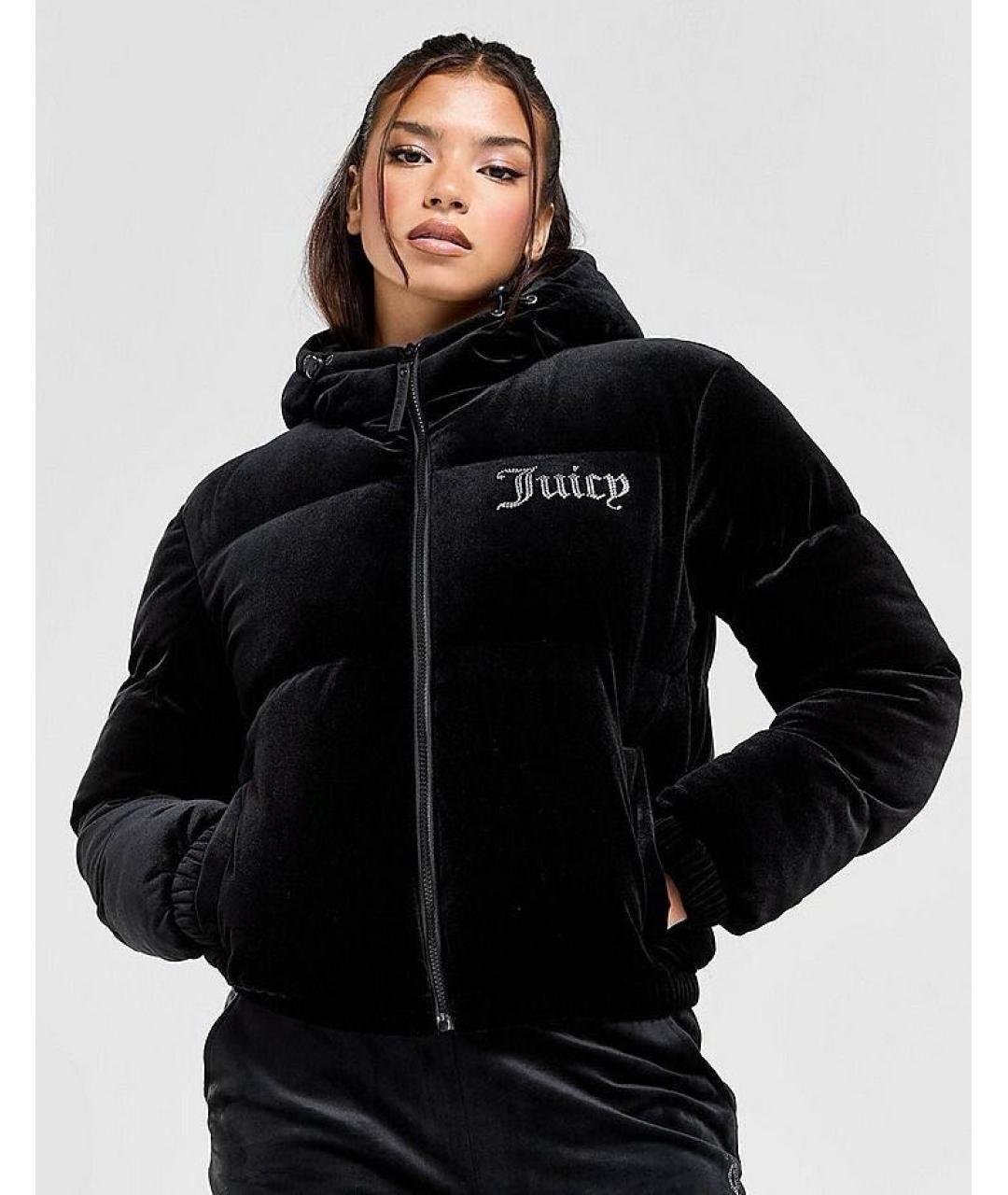 JUICY COUTURE Черная велюровая куртка, фото 6