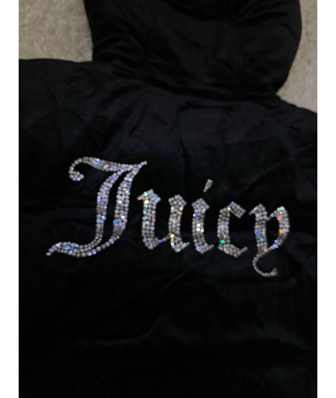 JUICY COUTURE Черная велюровая куртка, фото 4