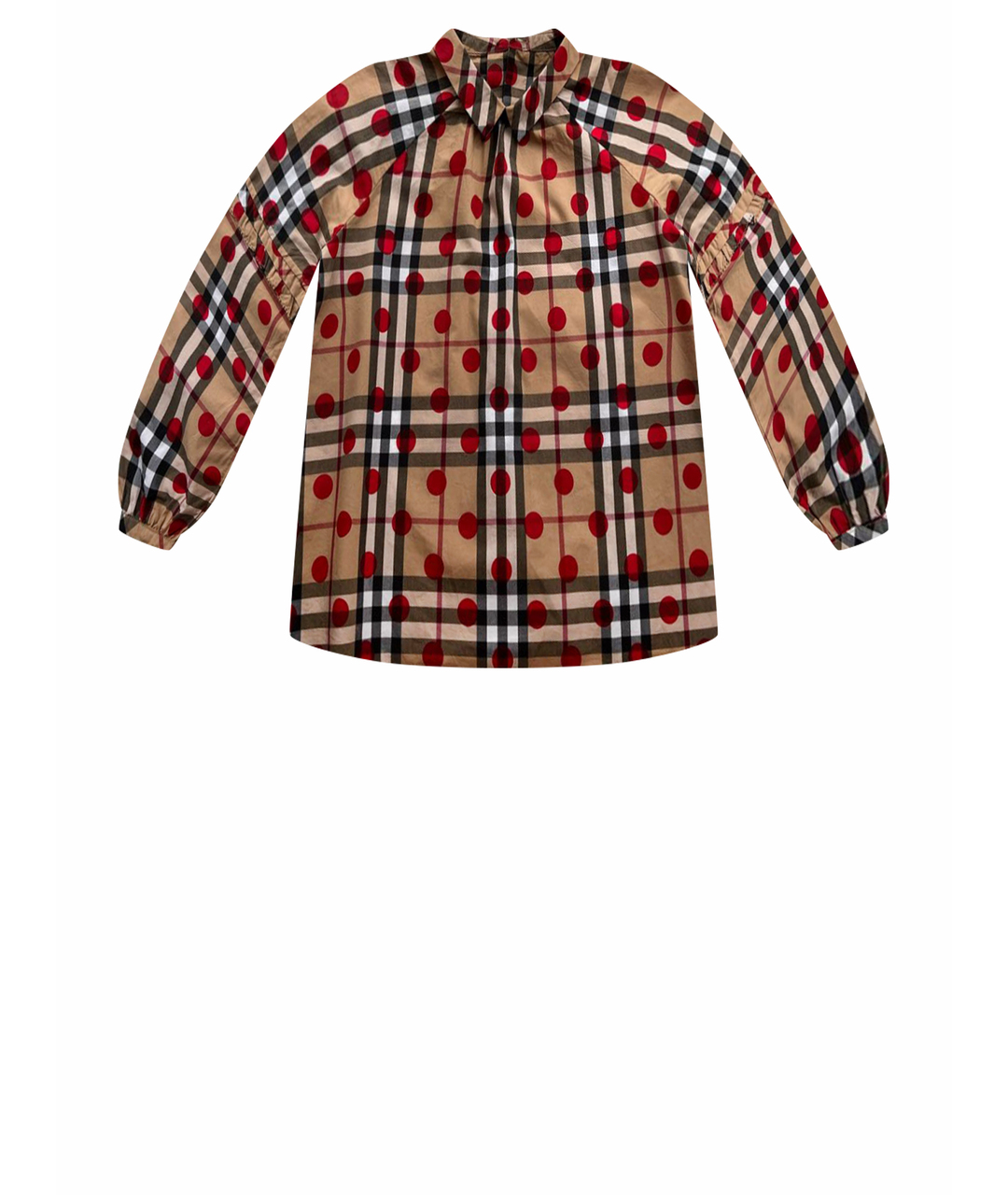 BURBERRY Мульти хлопковая рубашка/блузка, фото 1