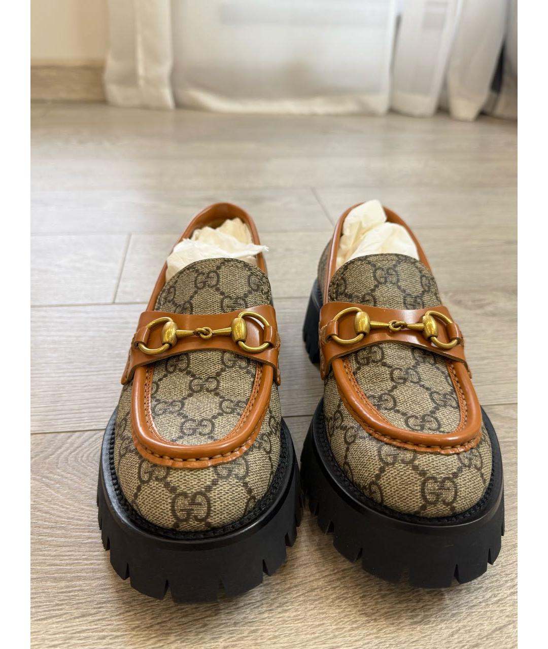 GUCCI Оранжевое лоферы, фото 2