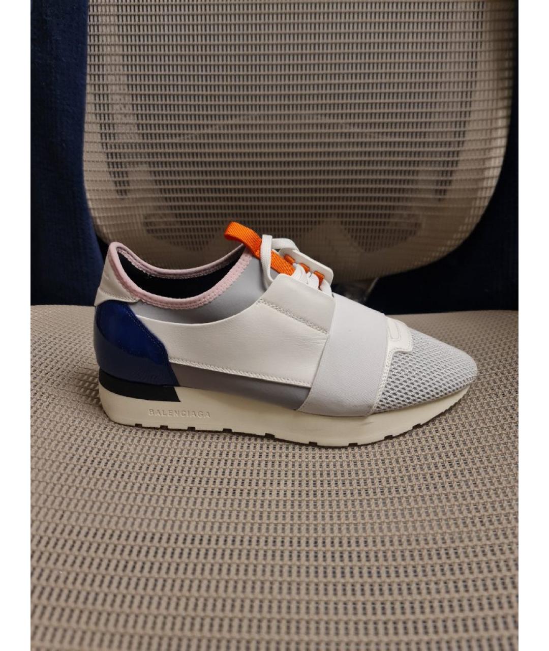 BALENCIAGA Серые кроссовки, фото 5