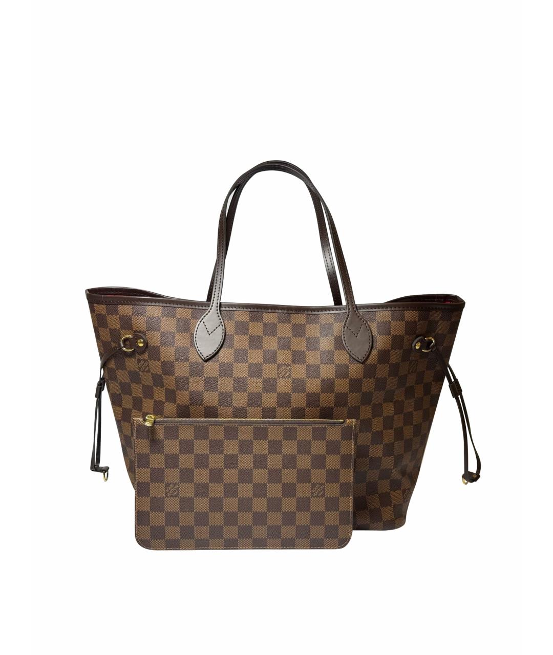 LOUIS VUITTON Коричневая сумка тоут, фото 1