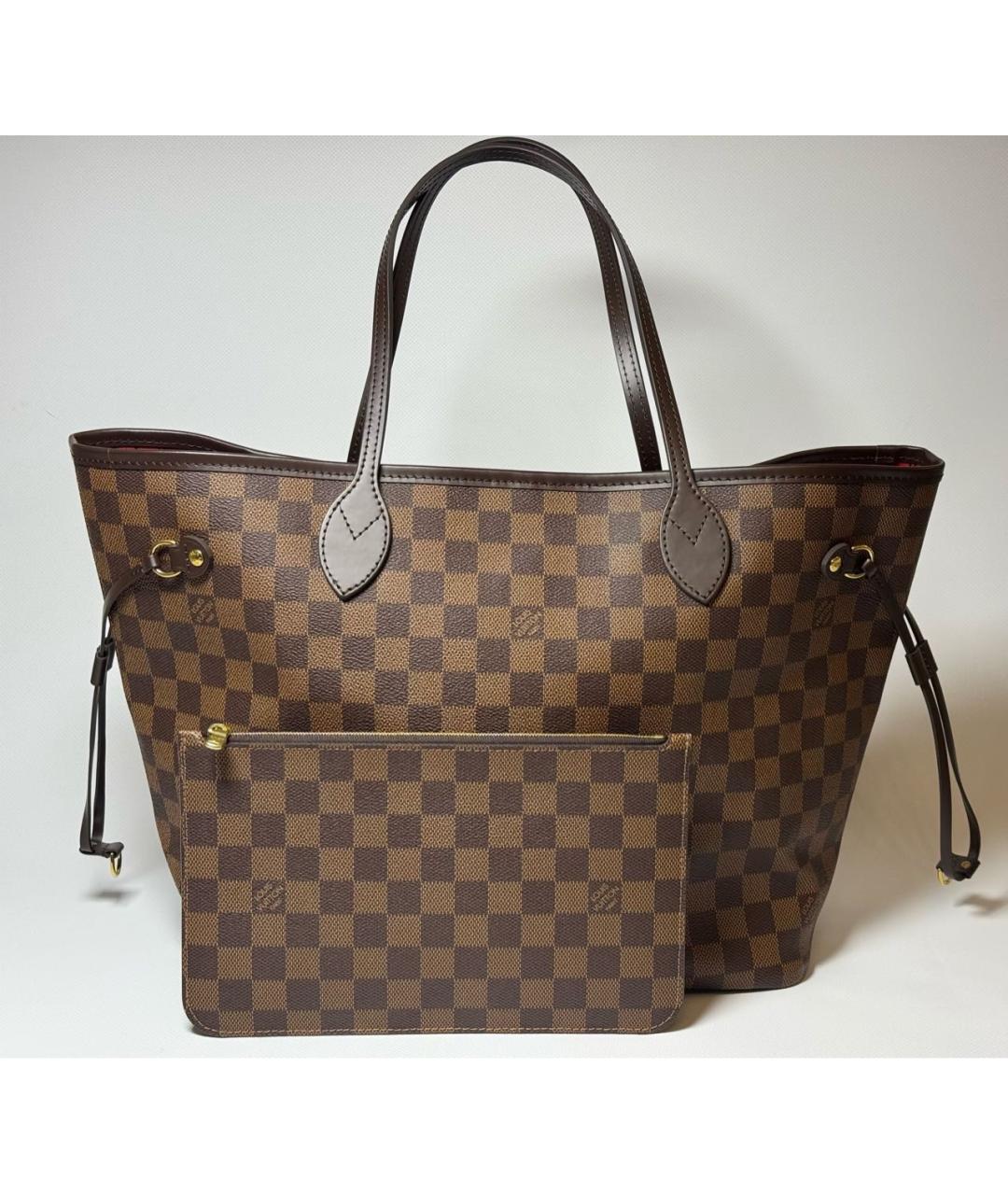 LOUIS VUITTON Коричневая сумка тоут, фото 9