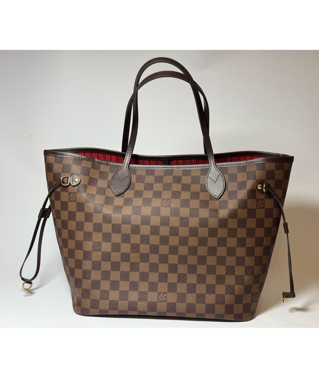 LOUIS VUITTON Коричневая сумка тоут, фото 3