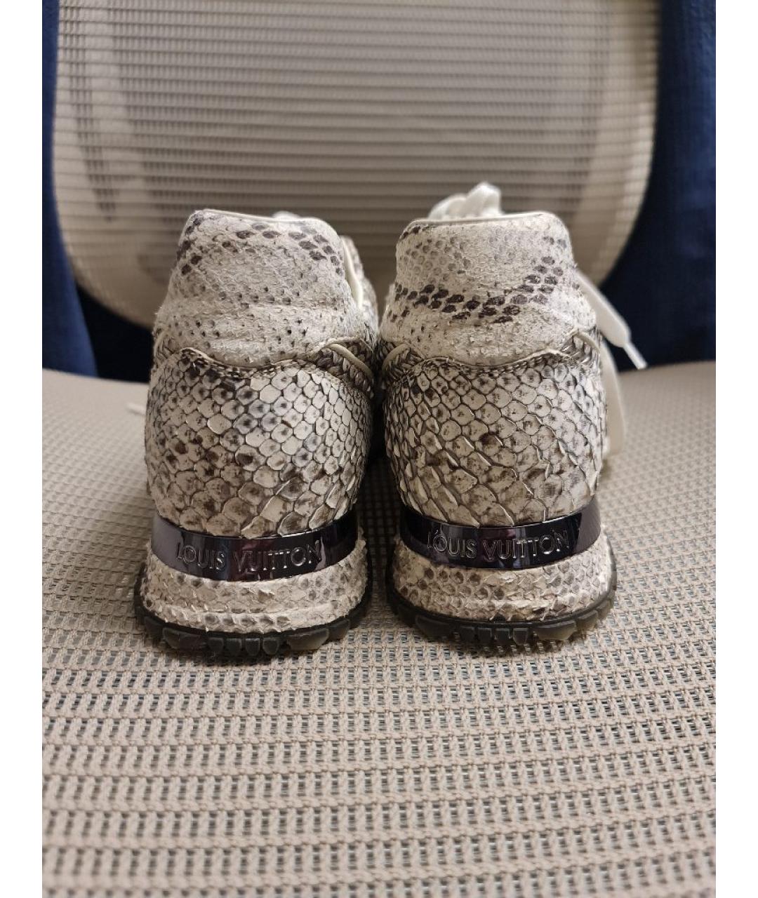 LOUIS VUITTON Кроссовки из экзотической кожи, фото 4