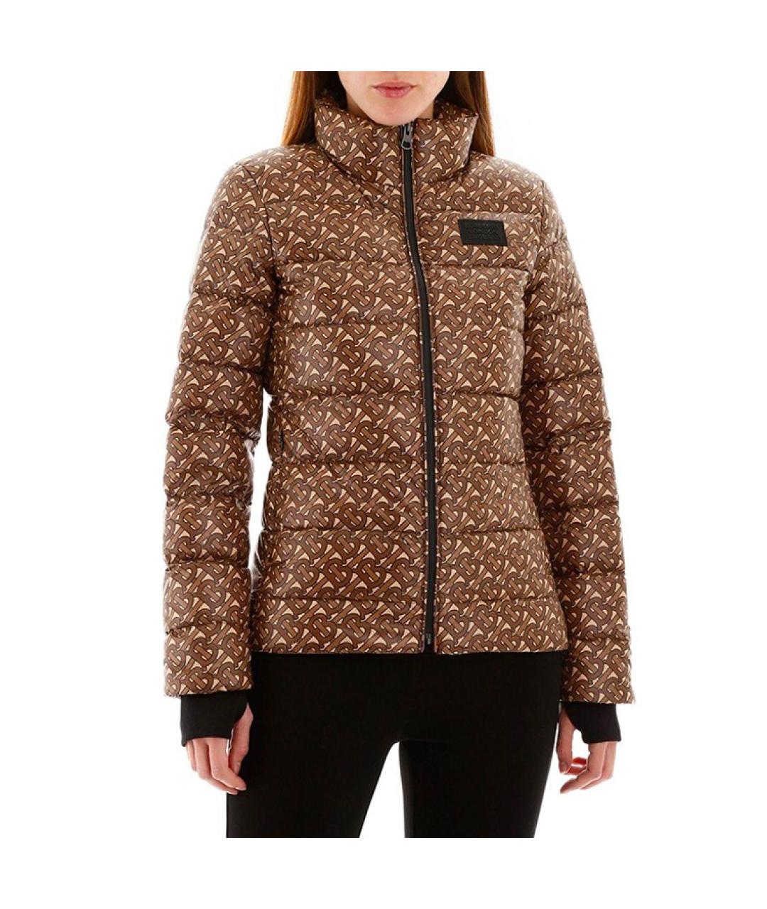BURBERRY Коричневый пуховик, фото 3