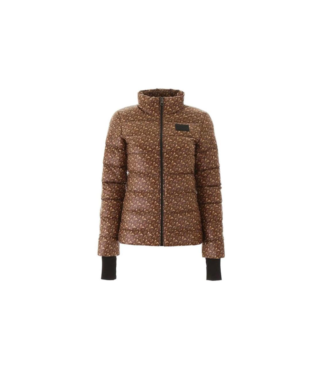 BURBERRY Коричневый пуховик, фото 1