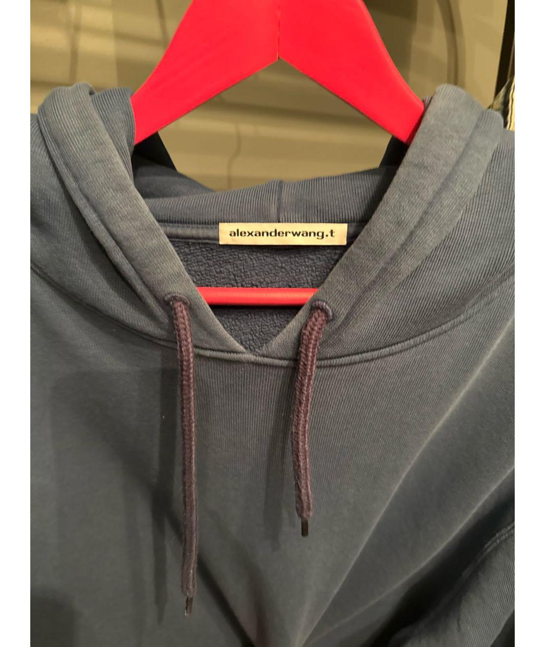ALEXANDER WANG Темно-синий хлопковый костюм с брюками, фото 3