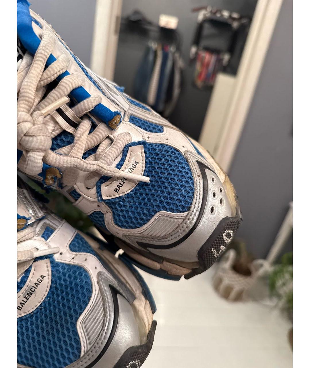 BALENCIAGA Синие кроссовки, фото 8