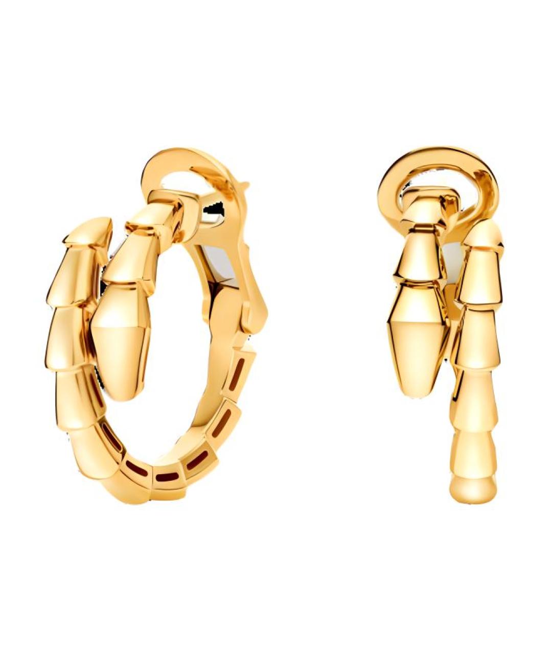 BVLGARI Золотые серьги из желтого золота, фото 1