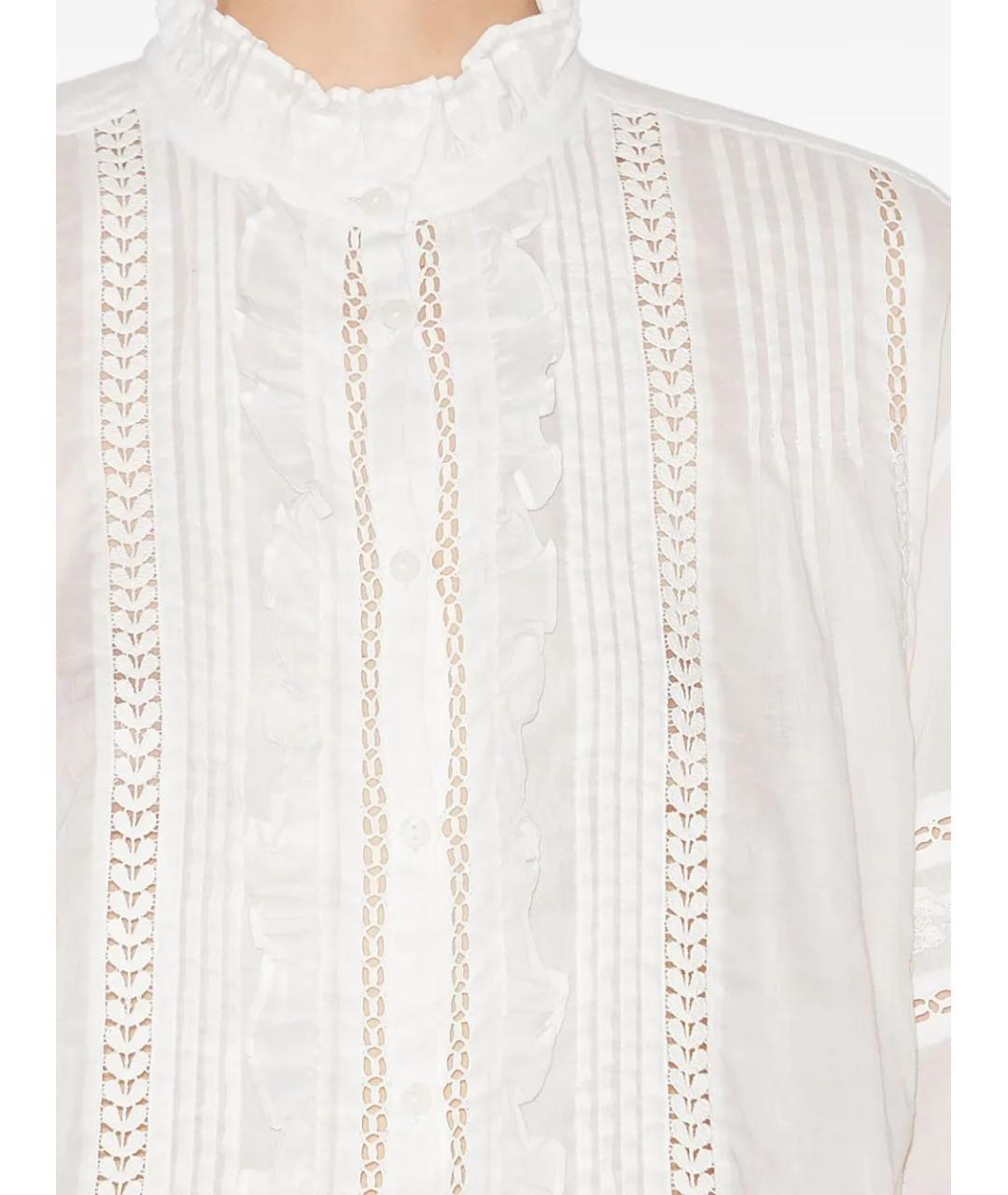 ISABEL MARANT Белая хлопковая рубашка, фото 2