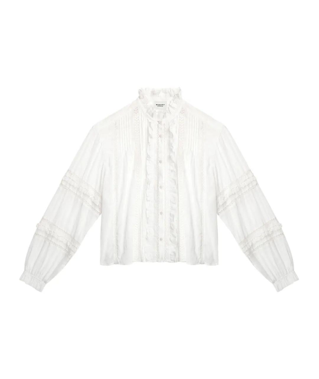 ISABEL MARANT Белая хлопковая рубашка, фото 1