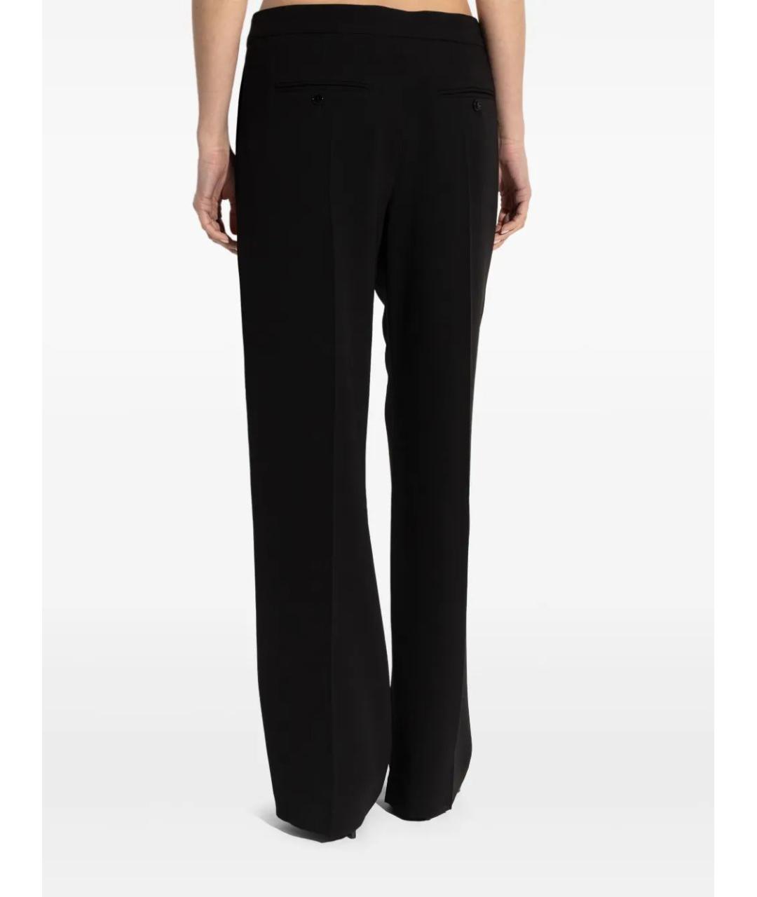 ISABEL MARANT Черные вискозные прямые брюки, фото 4