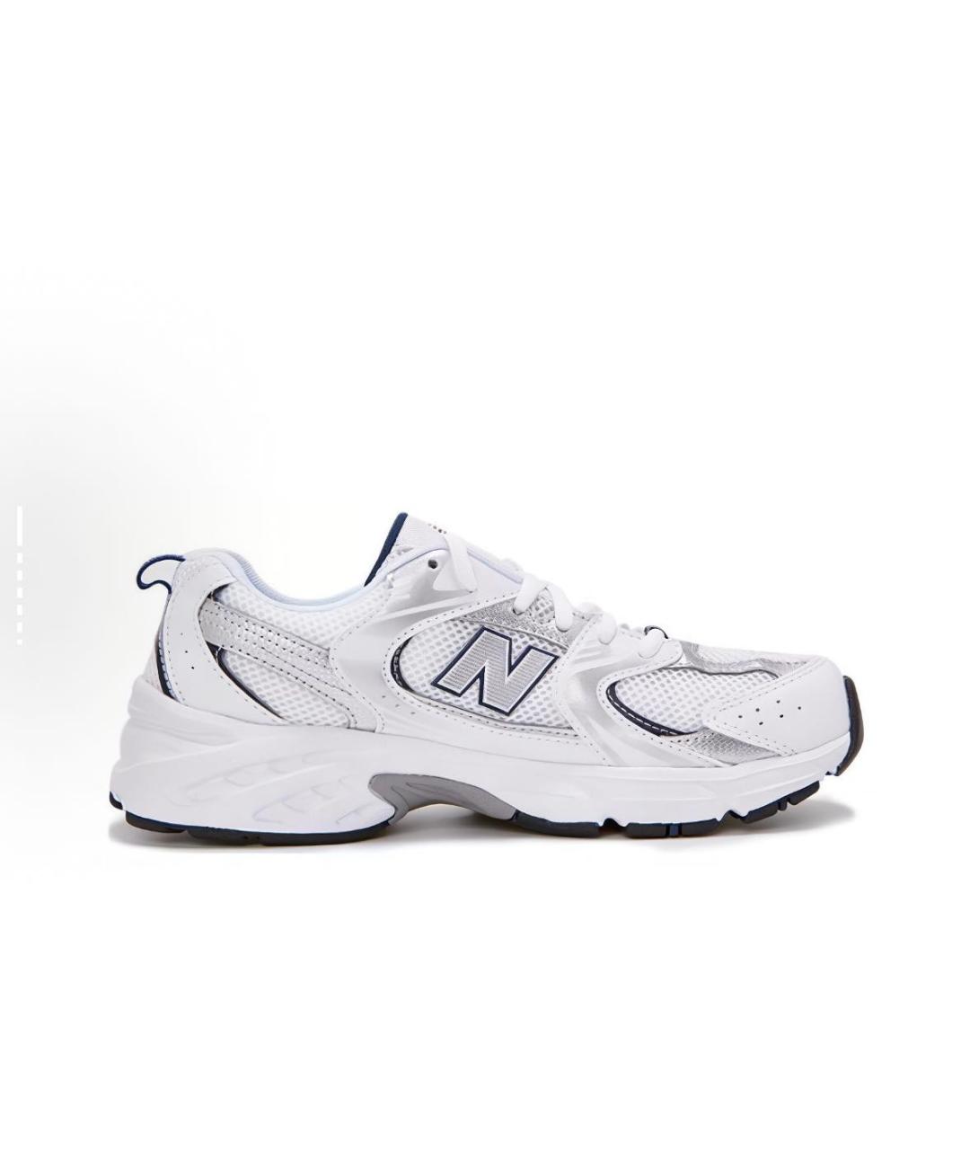 NEW BALANCE Белые текстильные низкие кроссовки / кеды, фото 6