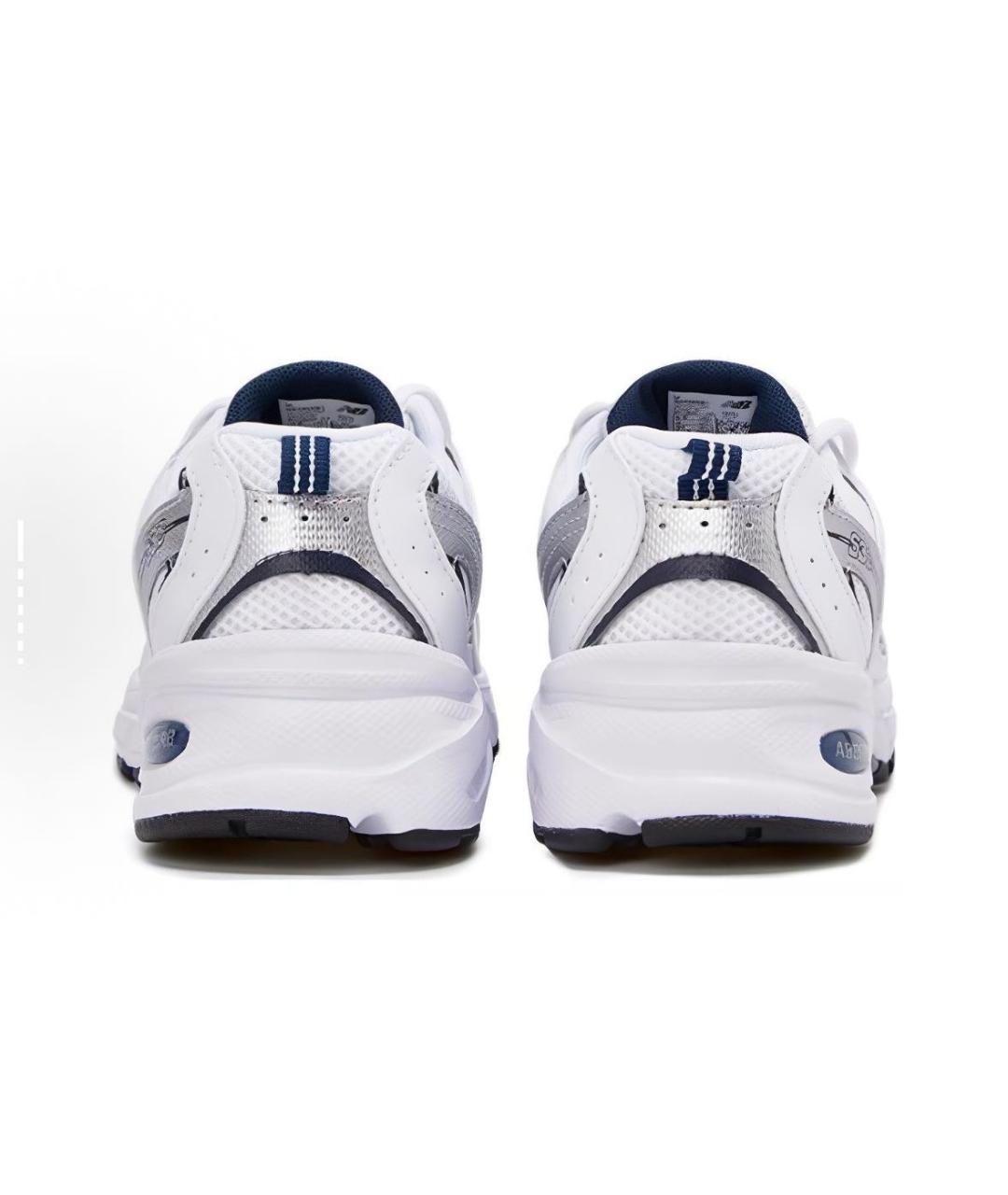 NEW BALANCE Белые текстильные низкие кроссовки / кеды, фото 4