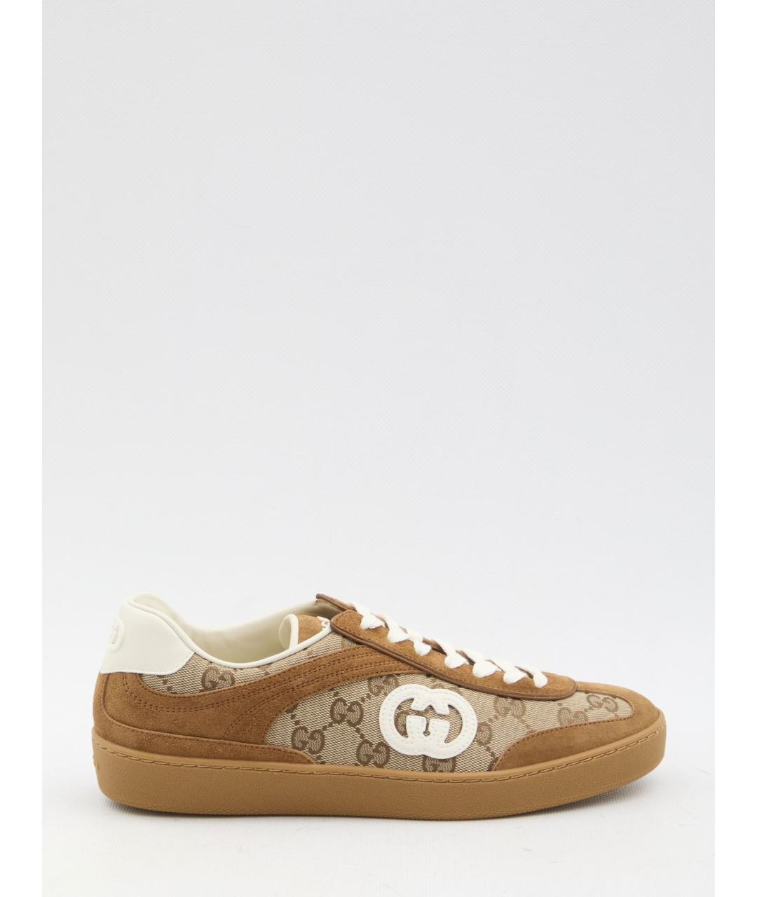 GUCCI Бежевые кеды, фото 2