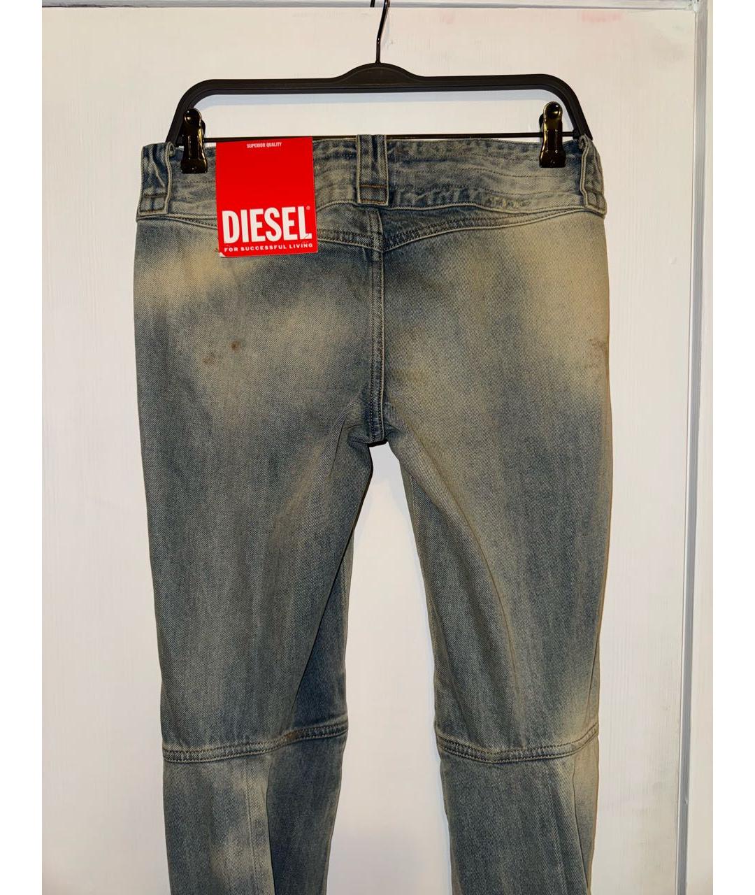 DIESEL Голубые текстильные ботфорты, фото 8