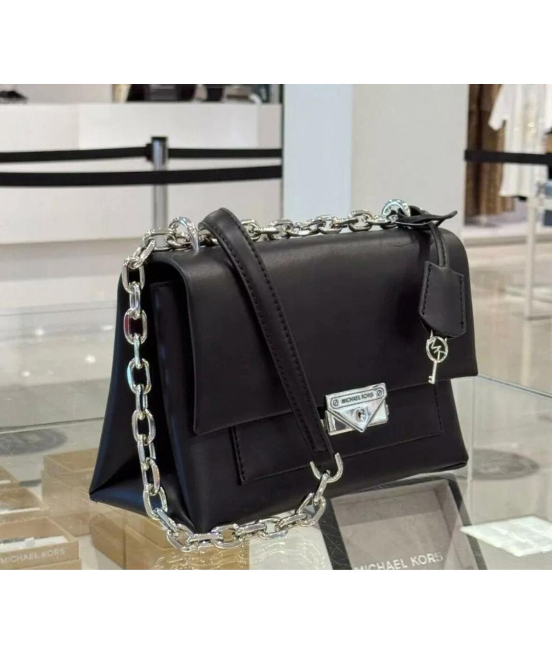 MICHAEL KORS Черная сумка через плечо из искусственной кожи, фото 5