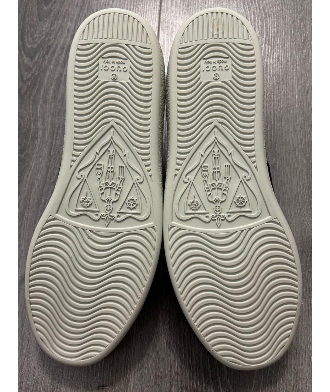 GUCCI Бежевые низкие кроссовки / кеды, фото 8