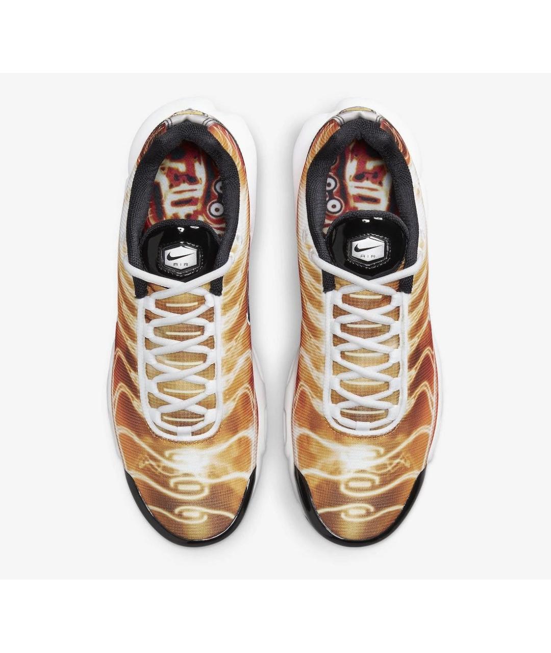 NIKE Оранжевое текстильные кроссовки, фото 3