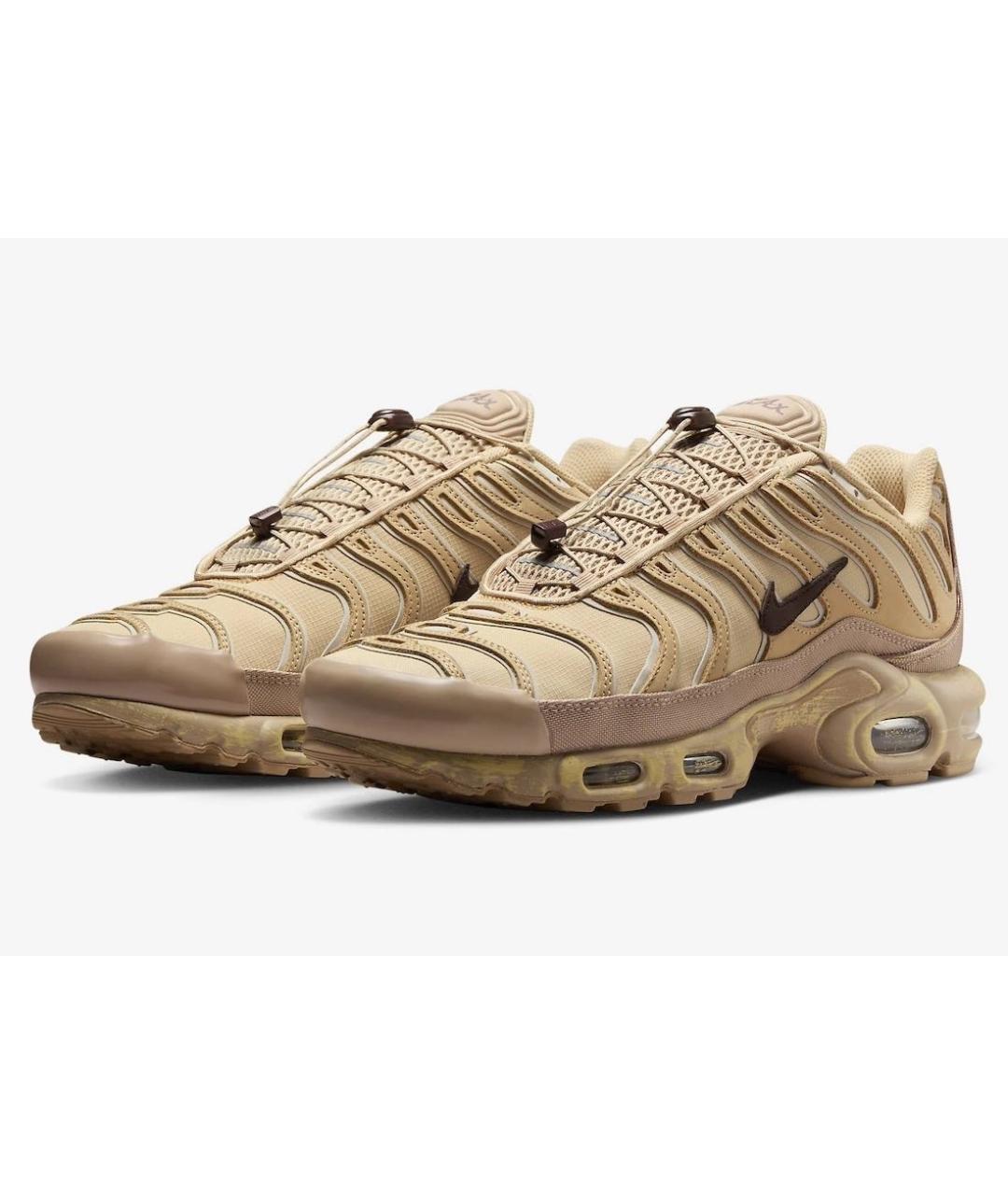 NIKE Бежевые текстильные кроссовки, фото 2