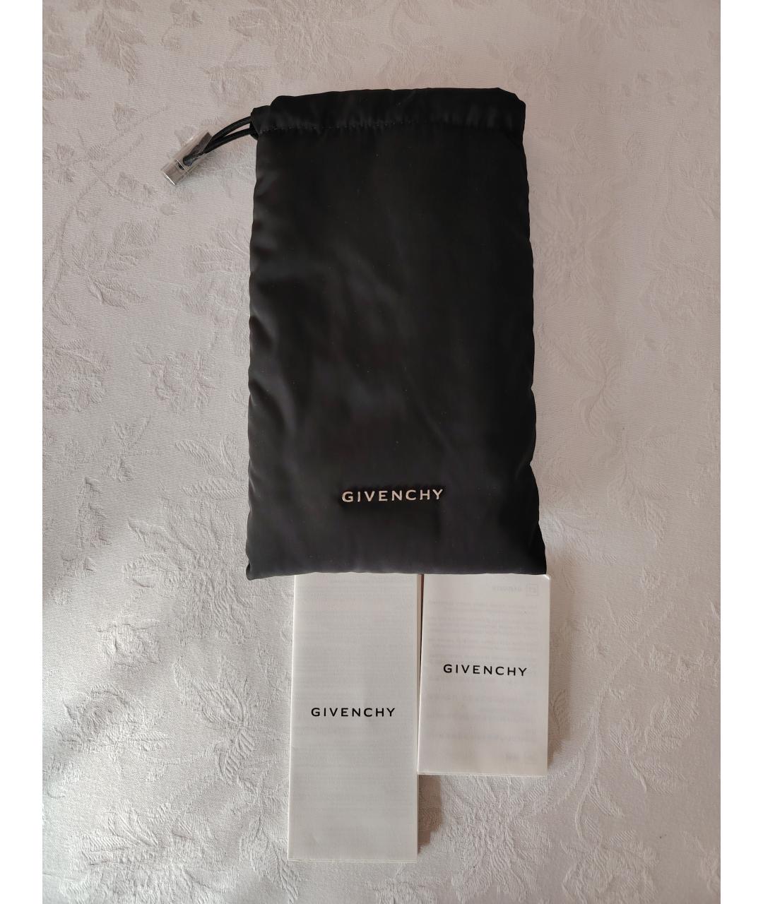 GIVENCHY Черные пластиковые солнцезащитные очки, фото 4