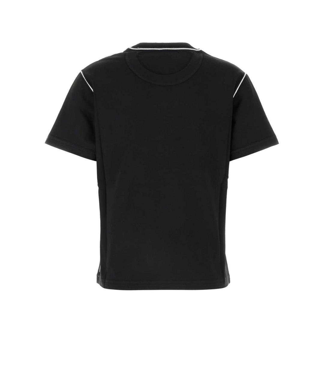 GUCCI Черная хлопковая футболка, фото 2