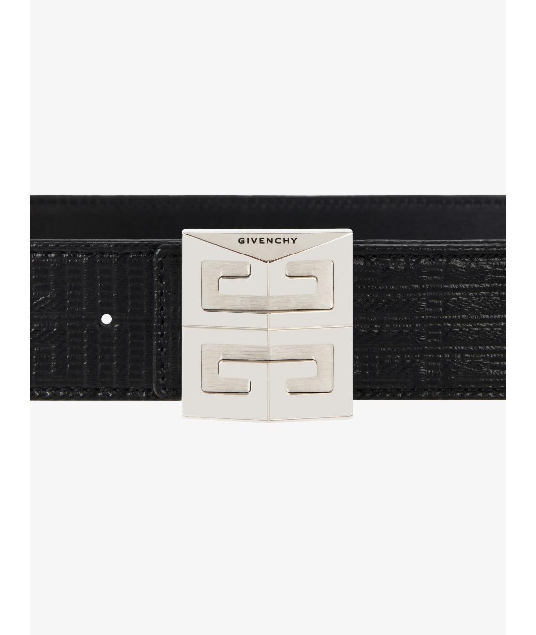 GIVENCHY Черный кожаный ремень, фото 8