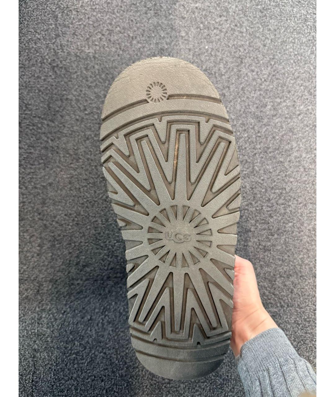UGG AUSTRALIA Черные ботинки, фото 4
