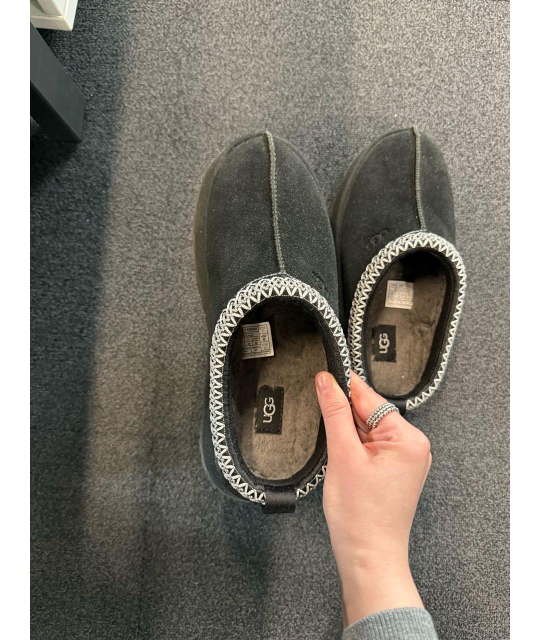 UGG AUSTRALIA Черные ботинки, фото 2