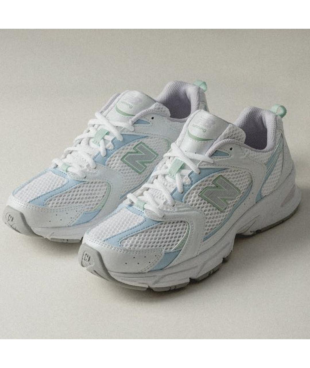 NEW BALANCE Голубые текстильные кроссовки, фото 5