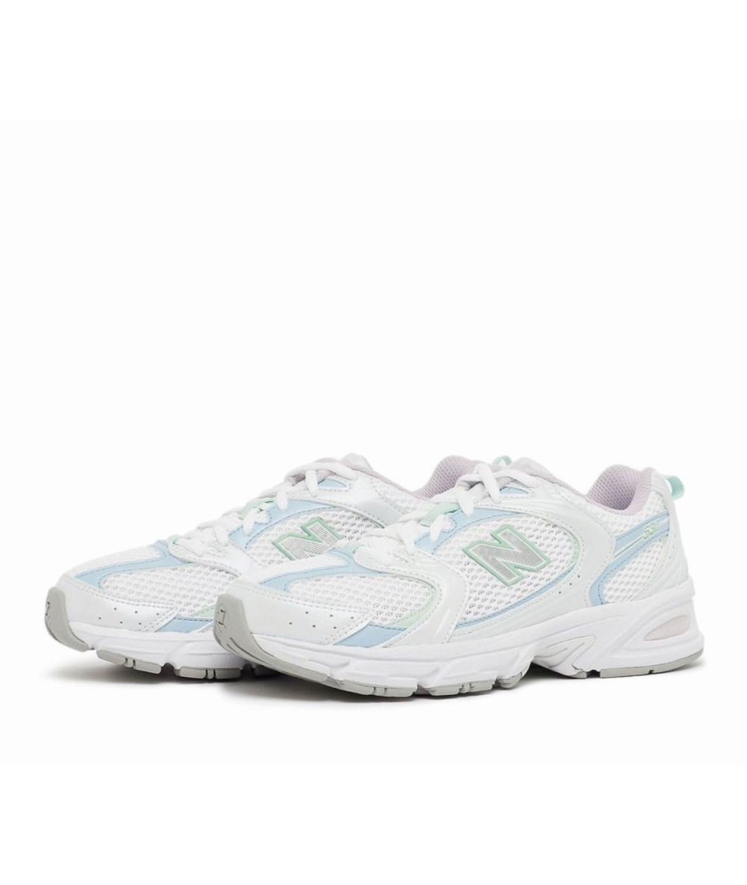 NEW BALANCE Голубые текстильные кроссовки, фото 3