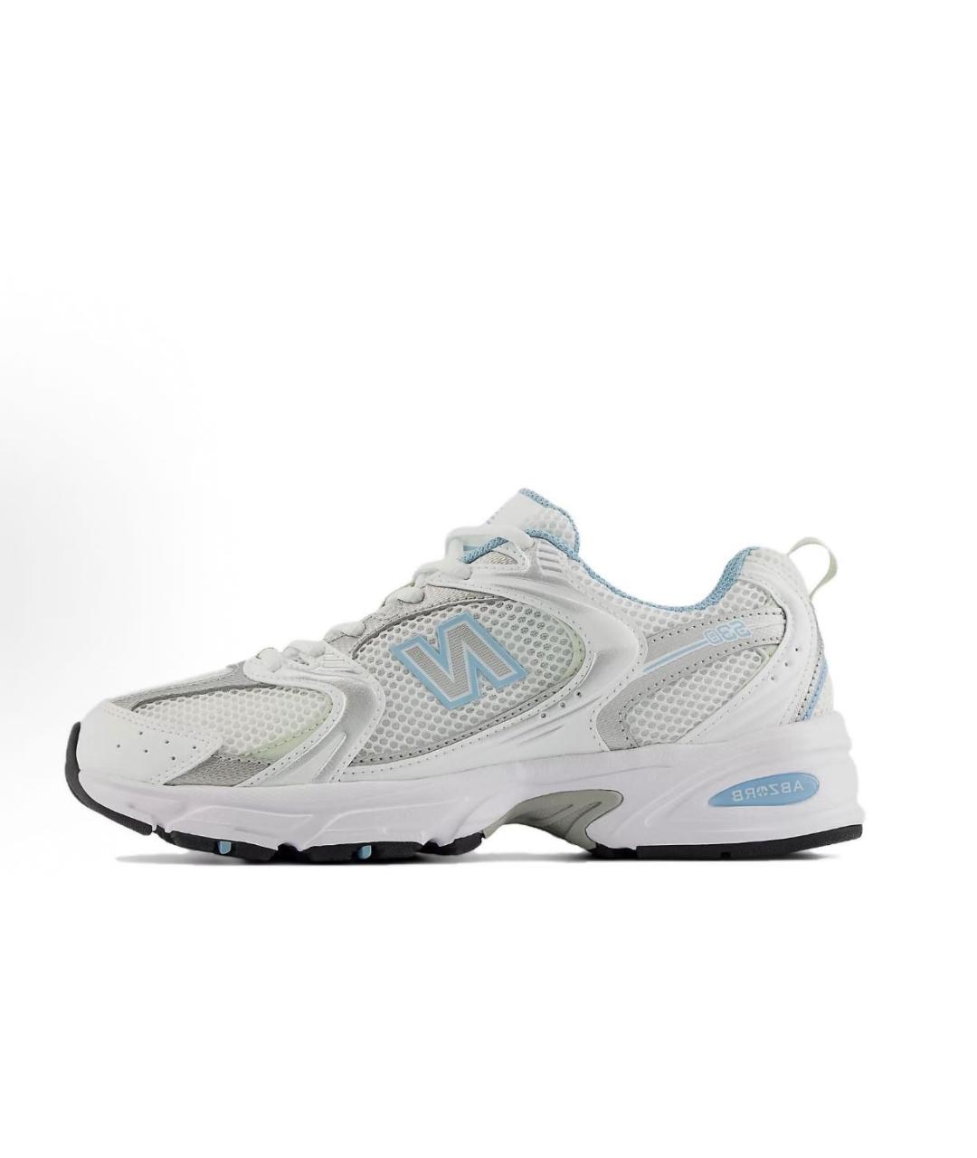 NEW BALANCE Голубые текстильные кроссовки, фото 3