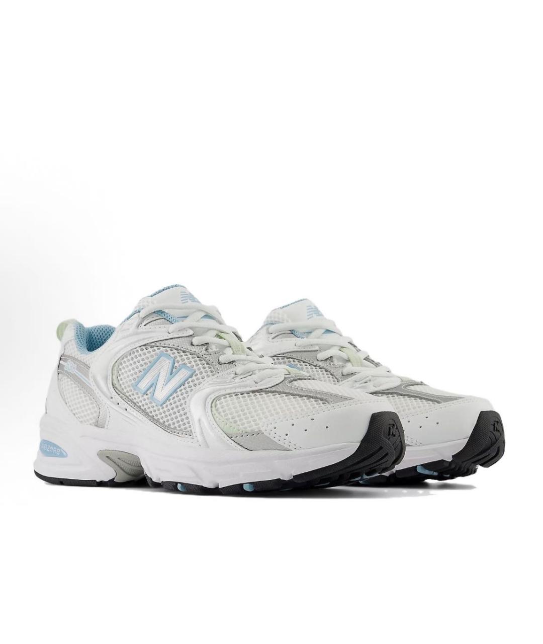 NEW BALANCE Голубые текстильные кроссовки, фото 2