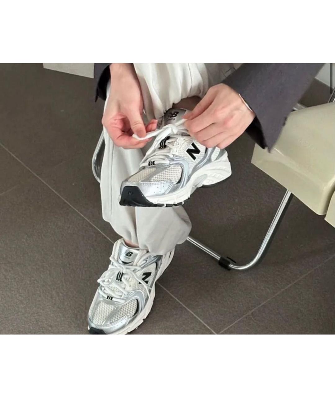 NEW BALANCE Черные текстильные кроссовки, фото 6